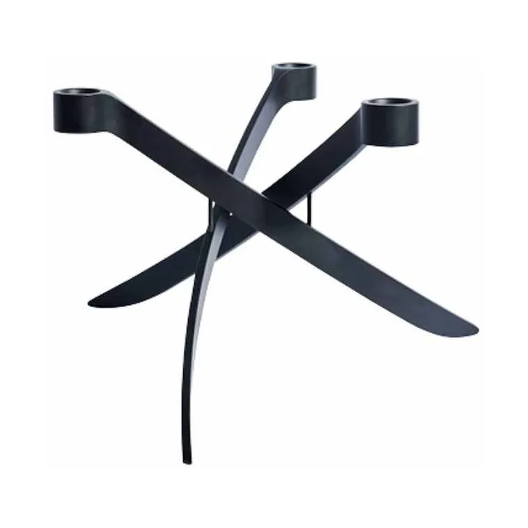 Κηροπήγιο Uyuni Lightarch mini με 3 βραχίονες, Ματ μαύρο Uyuni Lighting