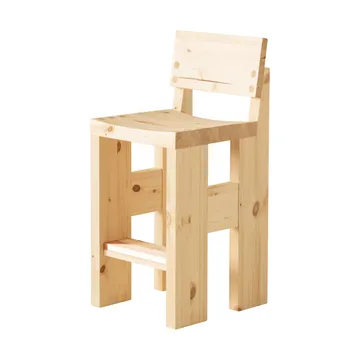 001 Bar Stool σκαμπό μπαρ - Ματ λαδωμένο με κερί πεύκο, 65 cm - Vaarnii