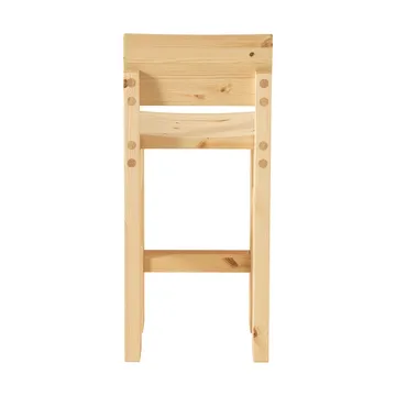 001 Bar Stool σκαμπό μπαρ - Ματ λαδωμένο με κερί πεύκο, 65 cm - Vaarnii