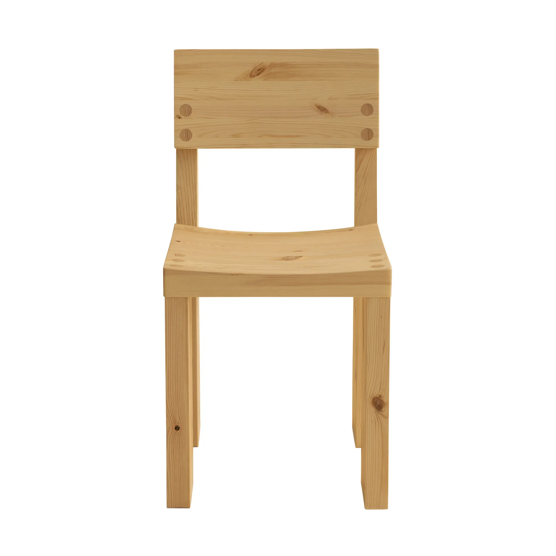 001 Dining Chair καρέκλα, Ματ ελαιωμένο κερωμένο πεύκο Vaarnii