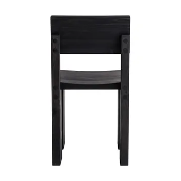 001 Dining Chair καρέκλα - Μαύρη βαμμένη πεύκη - Vaarnii