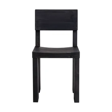 001 Dining Chair καρέκλα - Μαύρη βαμμένη πεύκη - Vaarnii