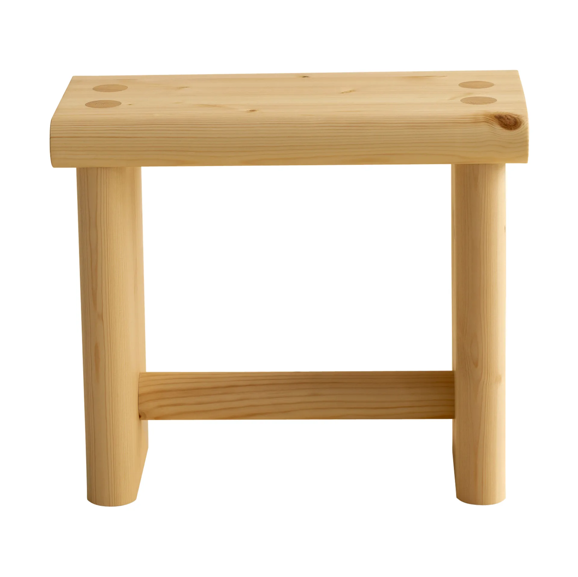002 Ast Stool σκαμπό, Ματ λαδωμένο με κερί πεύκο, 55x26x45 cm Vaarnii