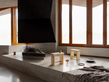 002 Ast Stool σκαμπό - Ματ λαδωμένο με κερί πεύκο, 55x26x45 cm - Vaarnii