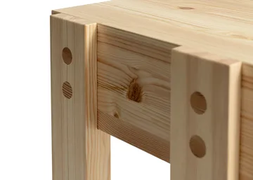 003 Stilts Side Table βοηθητικό τραπεζάκι - Ματ ελαιόκερωμένο πεύκο 40x36x45 cm - Vaarnii