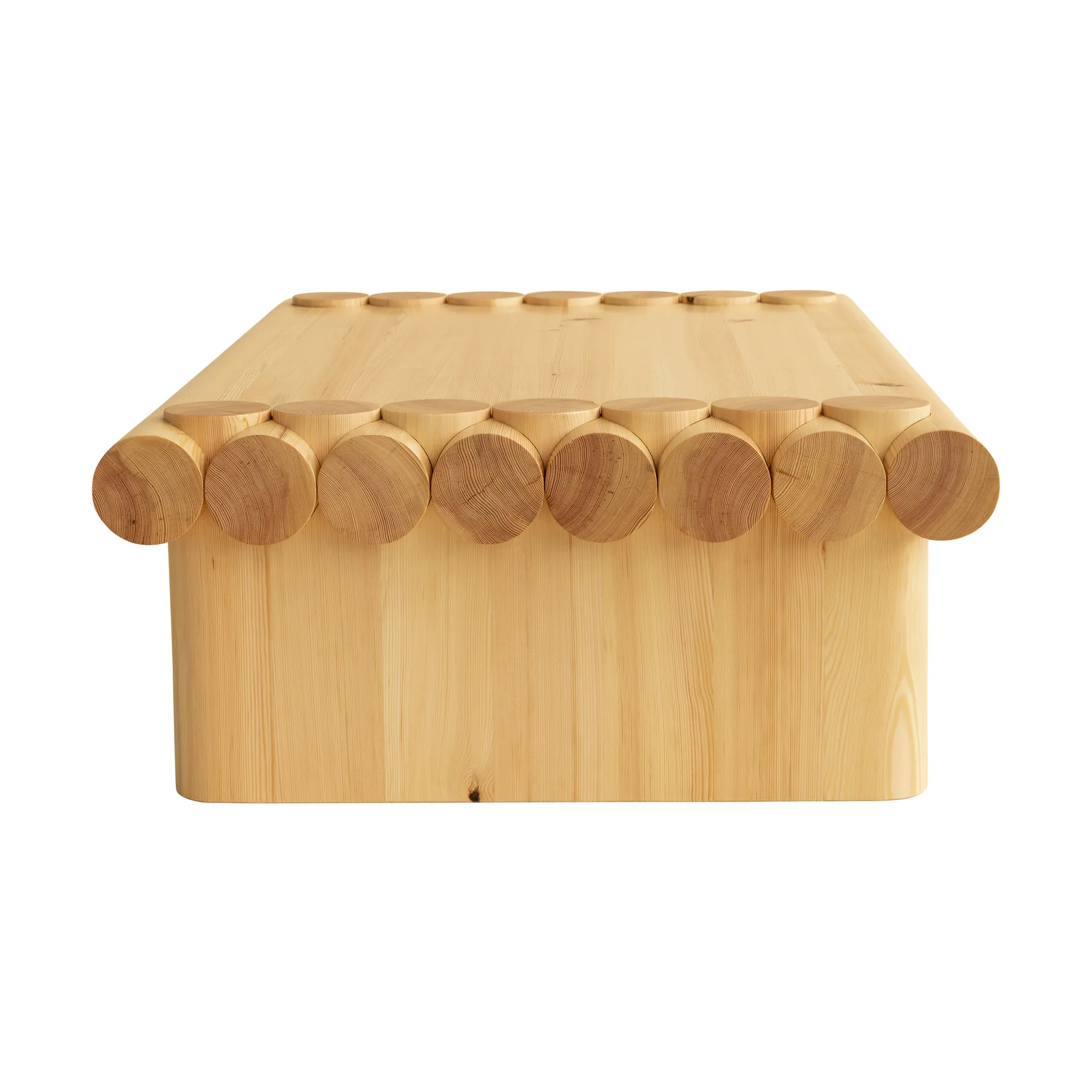 004 Coffee Table τραπεζάκι σαλονιού, Ματ λαδωμένο κερωμένο πεύκο, 120x80x35 εκ. Vaarnii