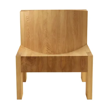 005 Lounge Chair πολυθρόνα lounge - Ματ ελαιωμένο κερωμένο πεύκο - Vaarnii