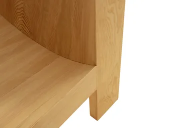 005 Lounge Chair πολυθρόνα lounge - Ματ ελαιωμένο κερωμένο πεύκο - Vaarnii