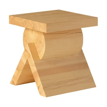 006 AA Side Table βοηθητικό τραπεζάκι - Ματ λαδοκερωμένο πεύκο, 40x40x45 εκ. - Vaarnii