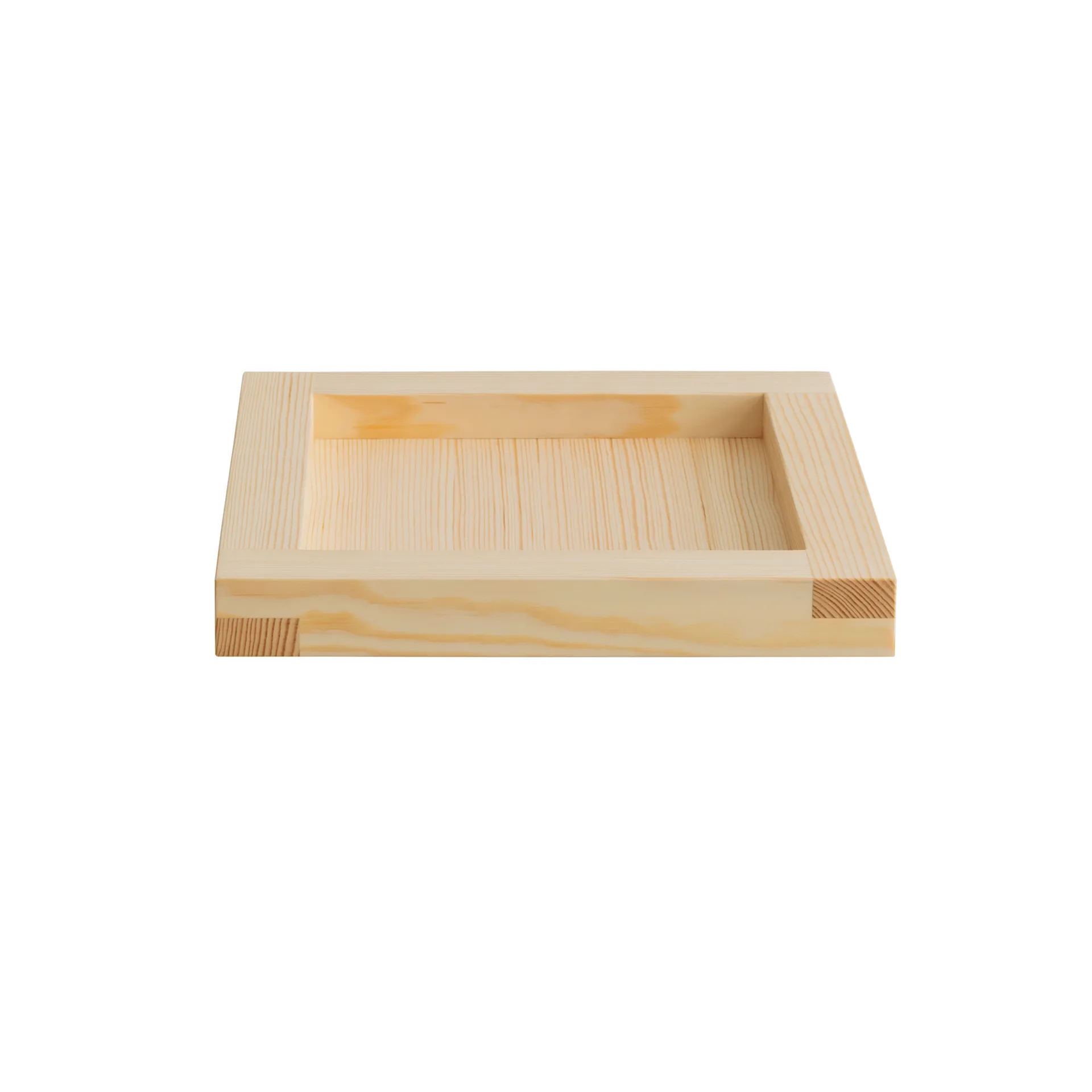 009 Tray δίσκος, Λαδολουστραρισμένο πεύκο, 33x33x6 εκ. Vaarnii