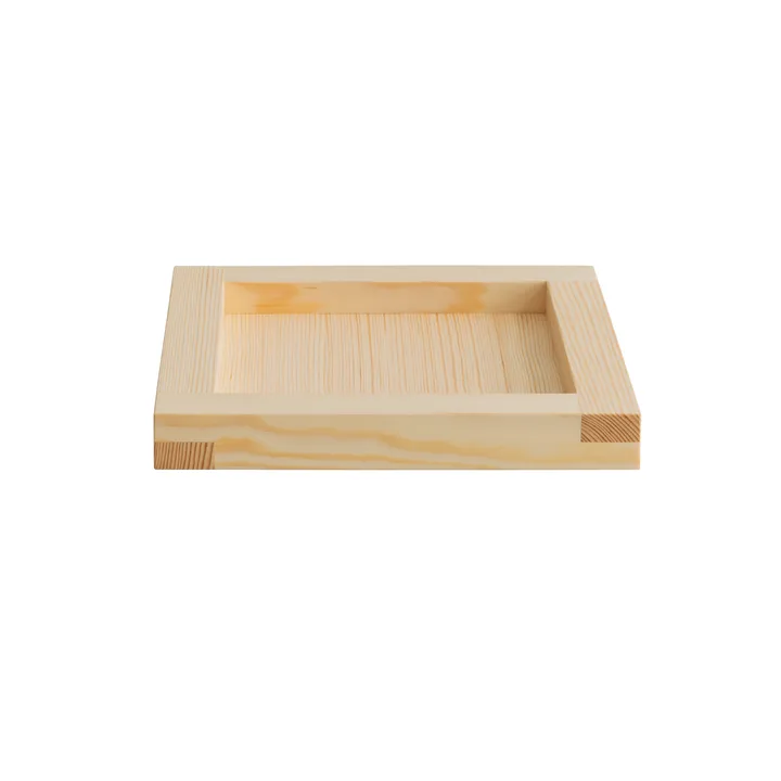 009 Tray δίσκος - Λαδολουστραρισμένο πεύκο, 33x33x6 εκ. - Vaarnii