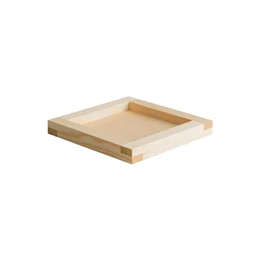 009 Tray δίσκος - Λαδολουστραρισμένο πεύκο, 33x33x6 εκ. - Vaarnii