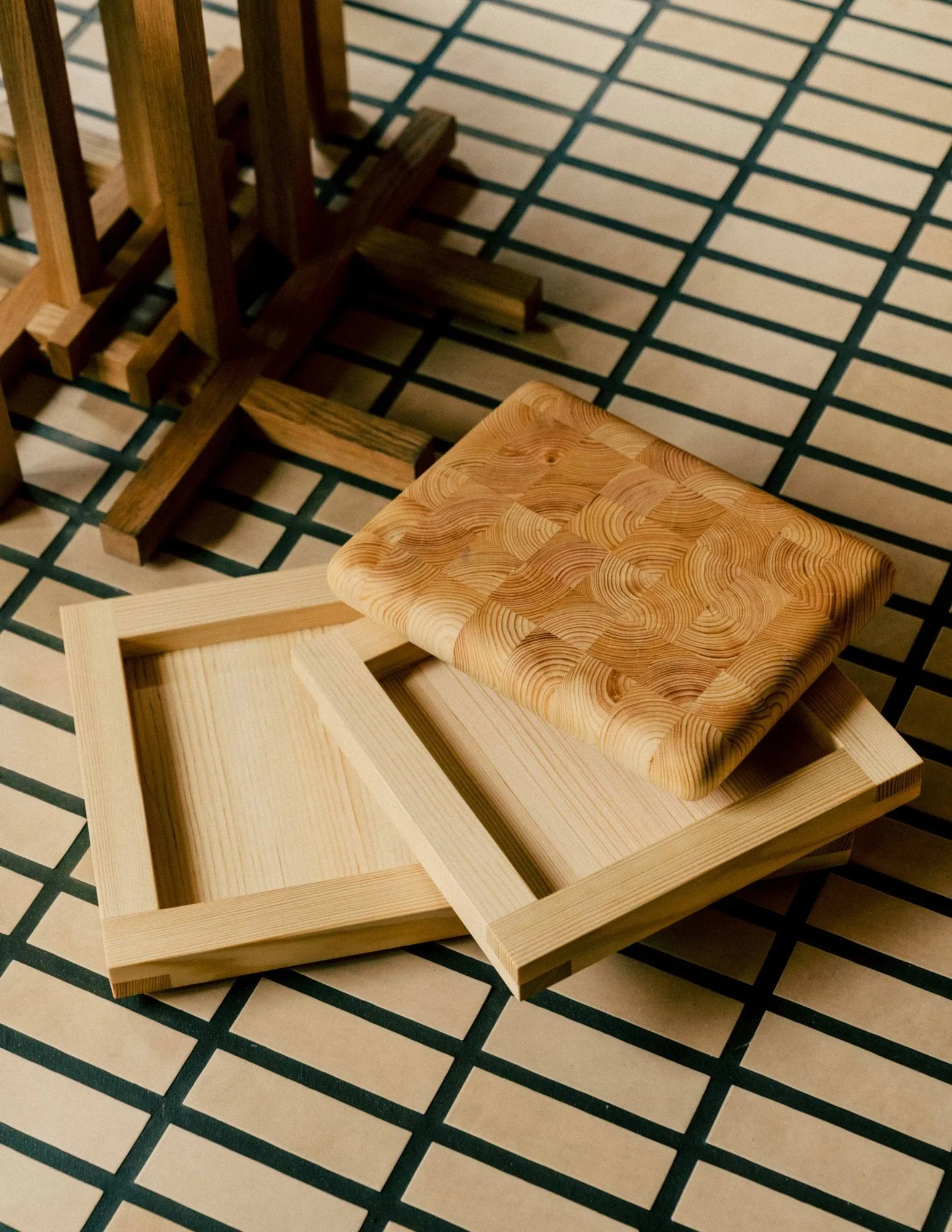 009 Tray δίσκος, Λαδολαδωμένο πεύκο, 54x33x6 εκ. Vaarnii
