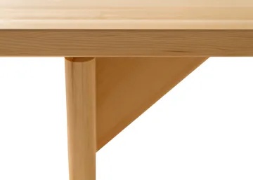 012 Kolmio Bench παγκάκι - Ματ ελαιοκερωμένο πεύκο, 227x42x45 εκ - Vaarnii