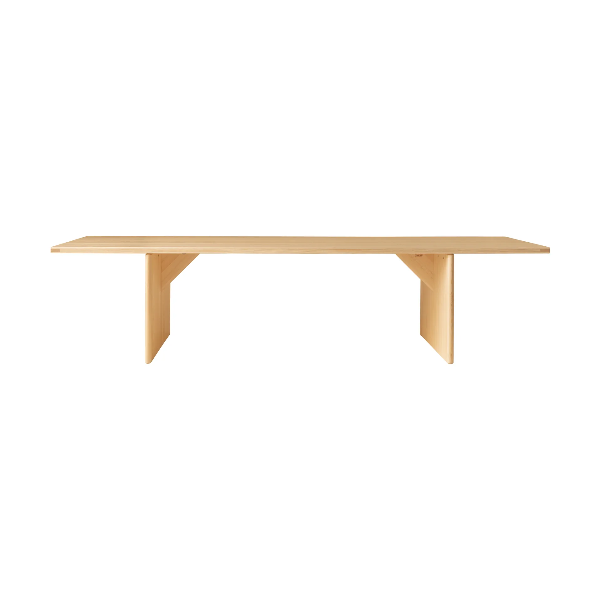 012 Kolmio Dining Table τραπέζι, Ματ λαδωμένη με κερί πεύκη, 305x99x72 εκ Vaarnii