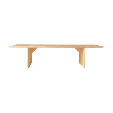 012 Kolmio Dining Table τραπέζι - Ματ λαδωμένη με κερί πεύκη, 305x99x72 εκ - Vaarnii