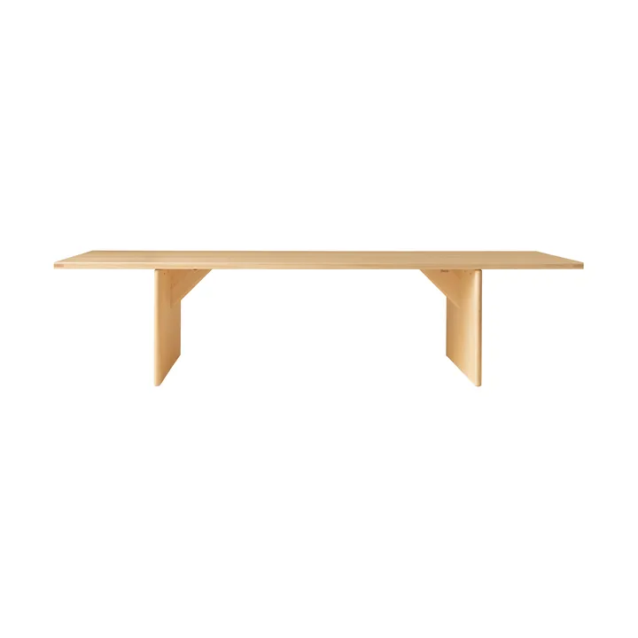 012 Kolmio Dining Table τραπέζι - Ματ λαδωμένη με κερί πεύκη, 305x99x72 εκ - Vaarnii