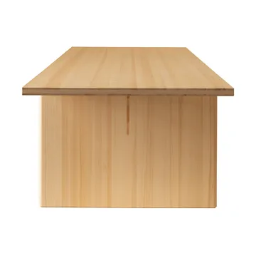 012 Kolmio Dining Table τραπέζι - Ματ λαδωμένη με κερί πεύκη, 305x99x72 εκ - Vaarnii