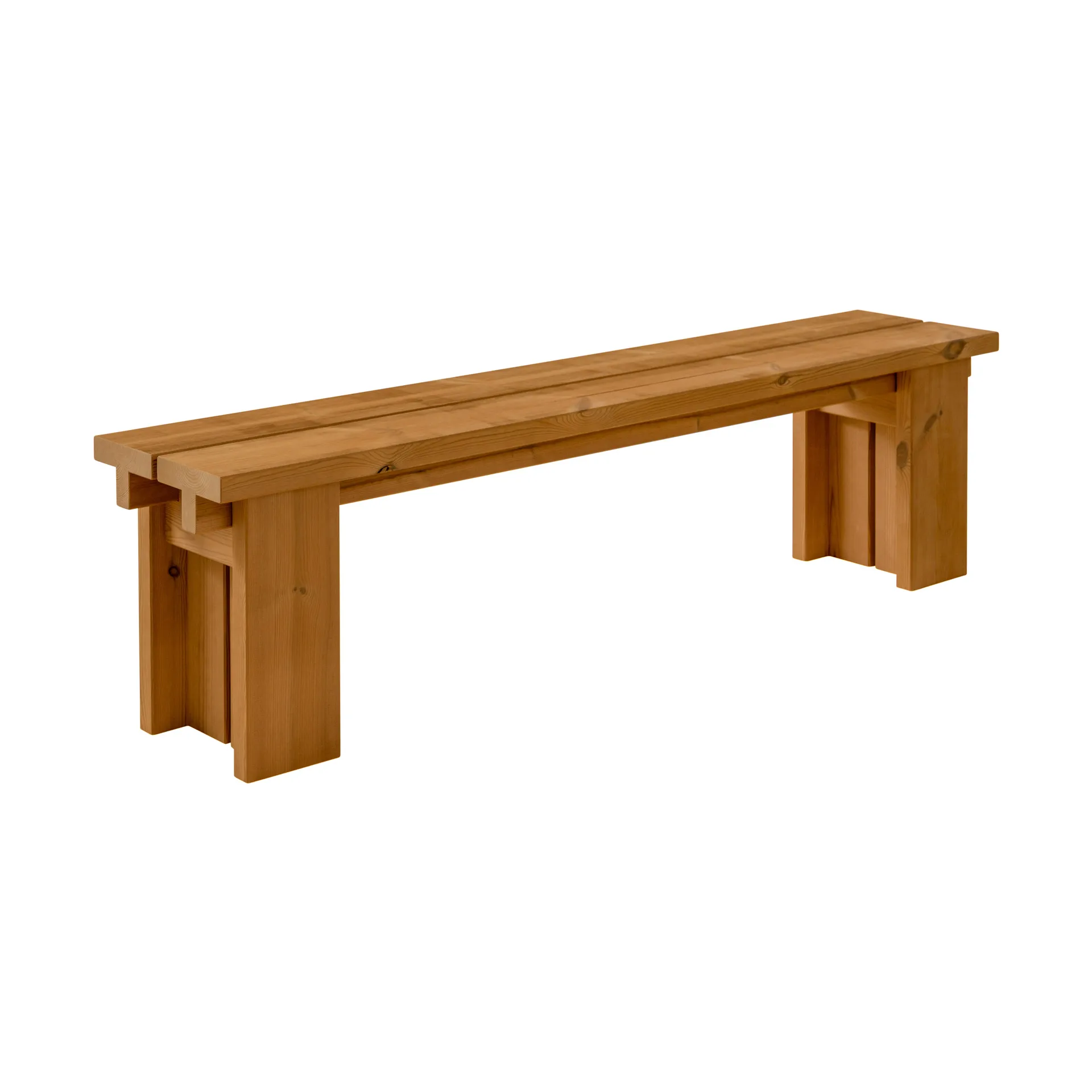 013 Osa Outdoor Bench παγκάκι, Θερμικά επεξεργασμένο πεύκο, 182x37x49 εκ. Vaarnii