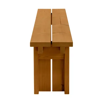 013 Osa Outdoor Bench παγκάκι - Θερμικά επεξεργασμένο πεύκο, 182x37x49 εκ. - Vaarnii