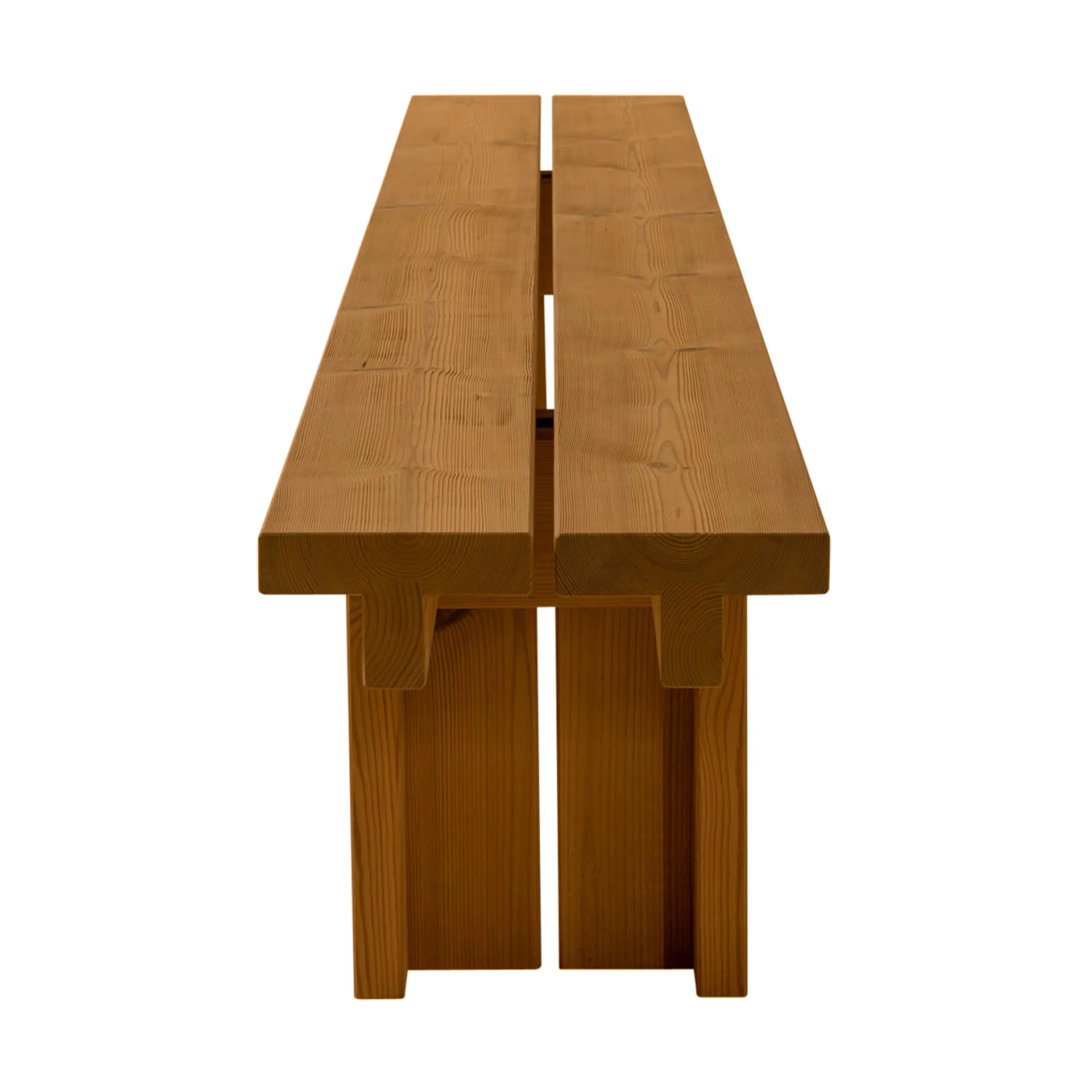 013 Osa Outdoor Bench παγκάκι, Θερμικά επεξεργασμένη πεύκη, 270x37x49 cm Vaarnii