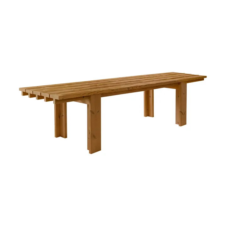 013 Osa Outdoor Table τραπέζι - Θερμικά επεξεργασμένο πεύκο, 333x94x78 cm - Vaarnii