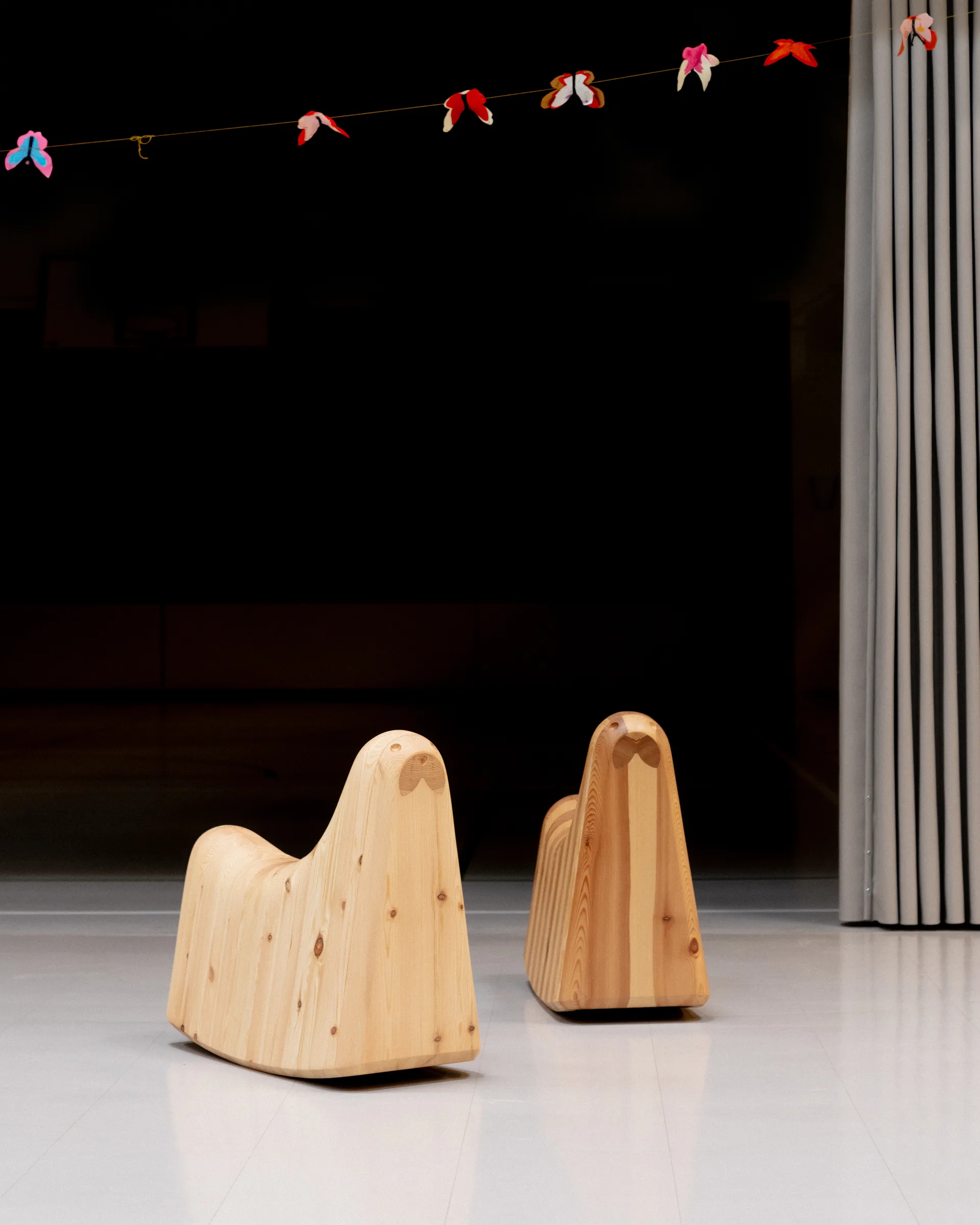 014 Norppa Rocking Toy κουνιστό άλογο, Ματ ελαιωμένο κερωμένο πεύκο Vaarnii