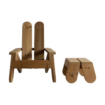 015 Peace Outdoor Lounge Chair πολυθρόνα lounge - Θερμικά επεξεργασμένη πεύκη - Vaarnii