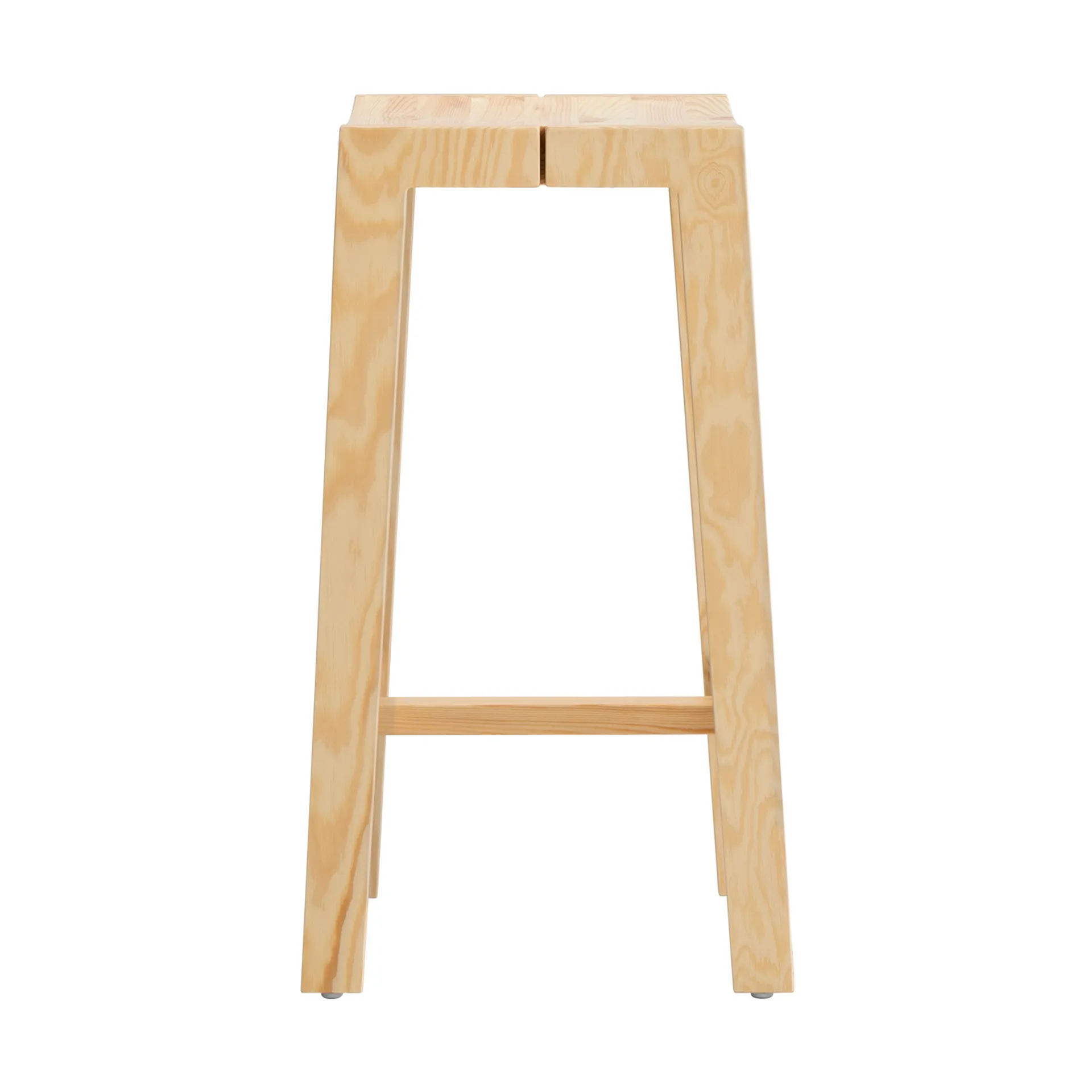 016 Maasto Bar Stool σκαμπό μπαρ, Ματ λαδωμένο με κερί πεύκο, 65 cm Vaarnii