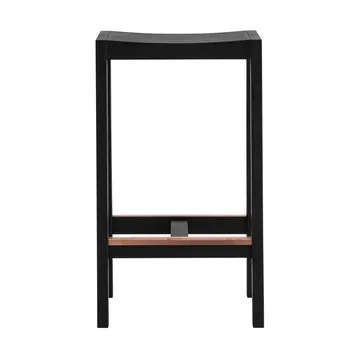 016 Maasto Bar Stool σκαμπό μπαρ - Μαύρη βαμμένη πεύκη, 65 εκ. - Vaarnii