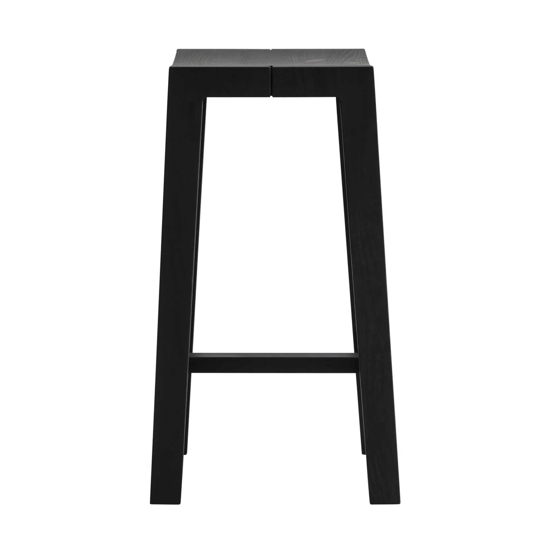 016 Maasto Bar Stool σκαμπό μπαρ, Μαύρη βαμμένη πεύκη, 65 εκ. Vaarnii