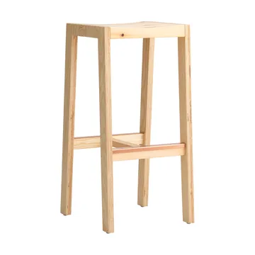 016 Maasto Bar Stool σκαμπό μπαρ - Ματ λαδωμένο κερωμένο πεύκο, 75 cm - Vaarnii