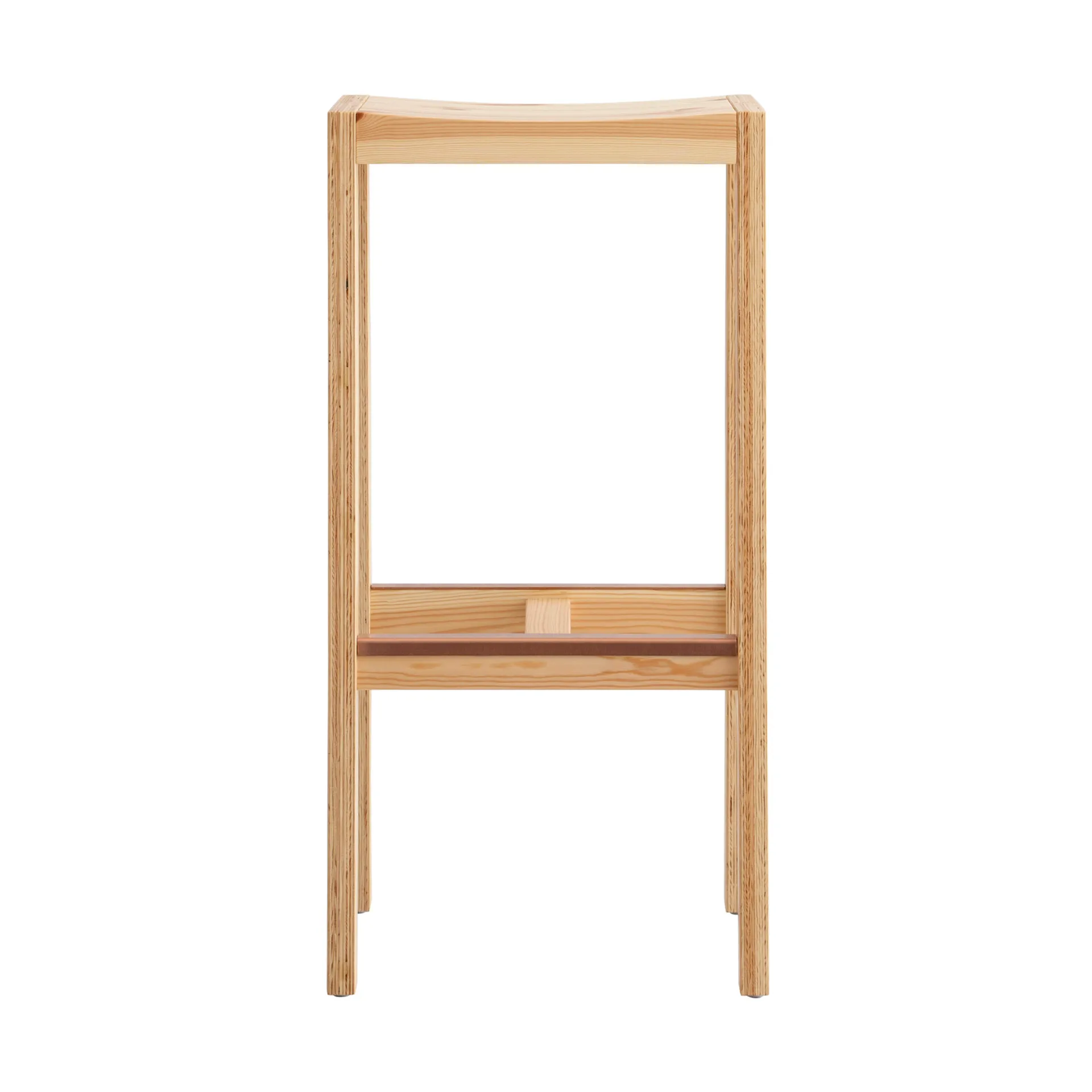 016 Maasto Bar Stool σκαμπό μπαρ, Ματ λαδωμένο κερωμένο πεύκο, 75 cm Vaarnii