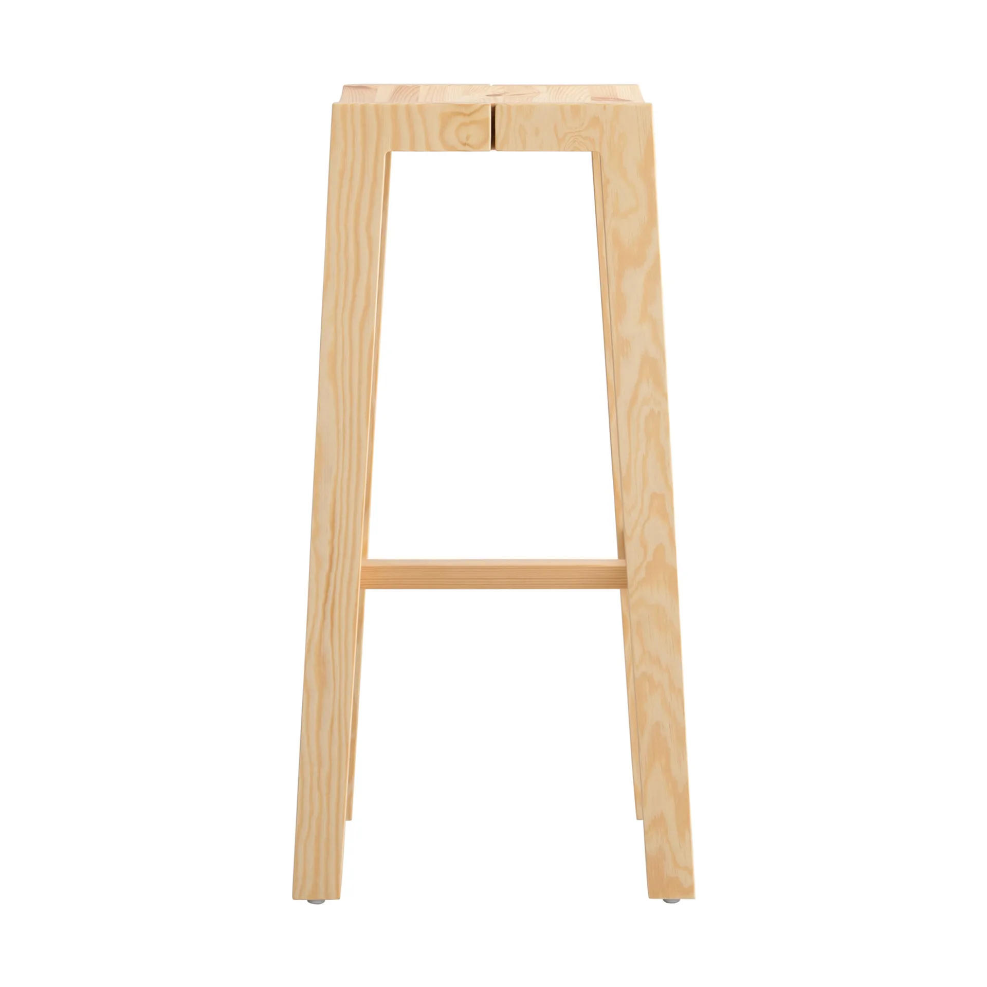 016 Maasto Bar Stool σκαμπό μπαρ, Ματ λαδωμένο κερωμένο πεύκο, 75 cm Vaarnii