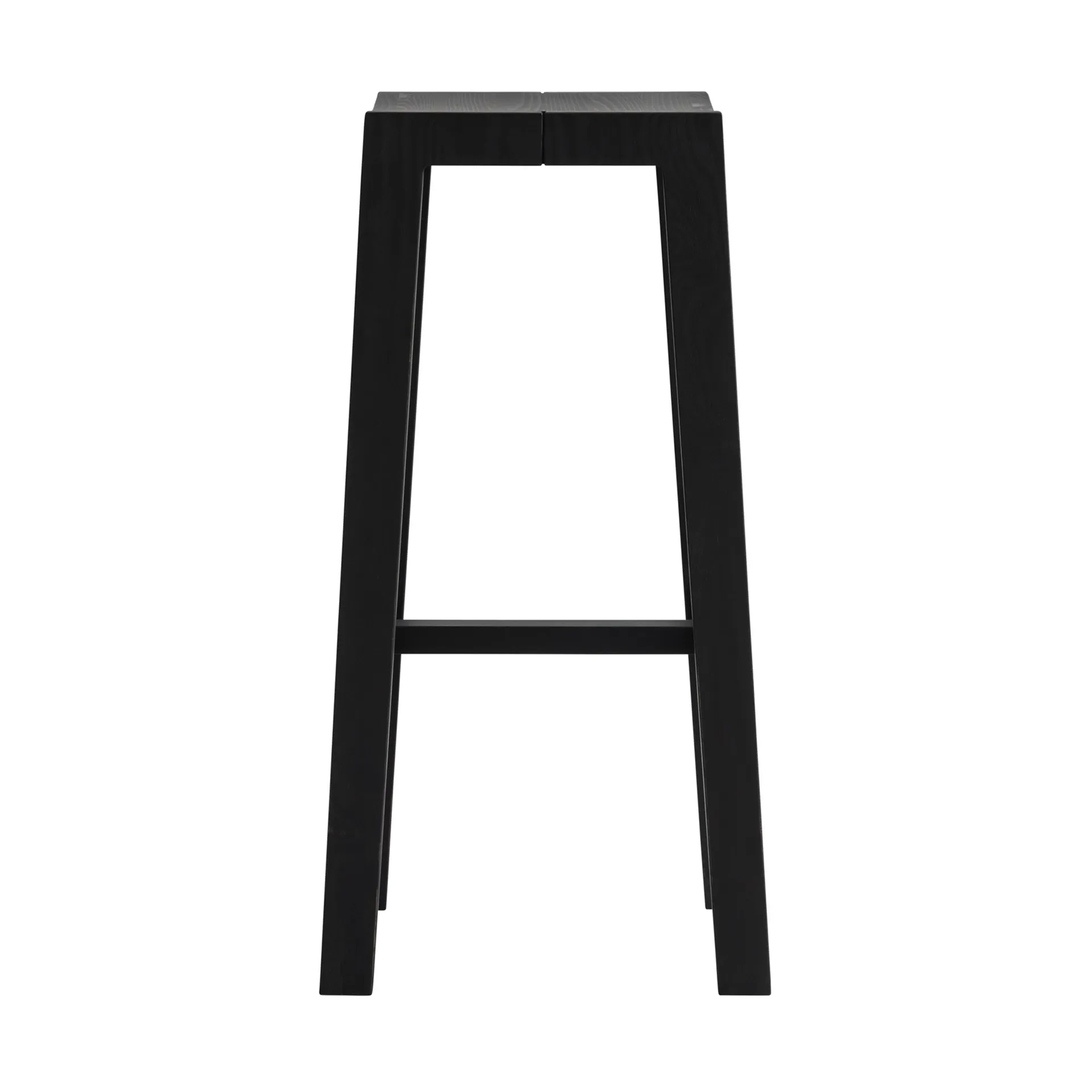 016 Maasto Bar Stool σκαμπό μπαρ, Μαυροβαμμένο πεύκο, 75 cm Vaarnii