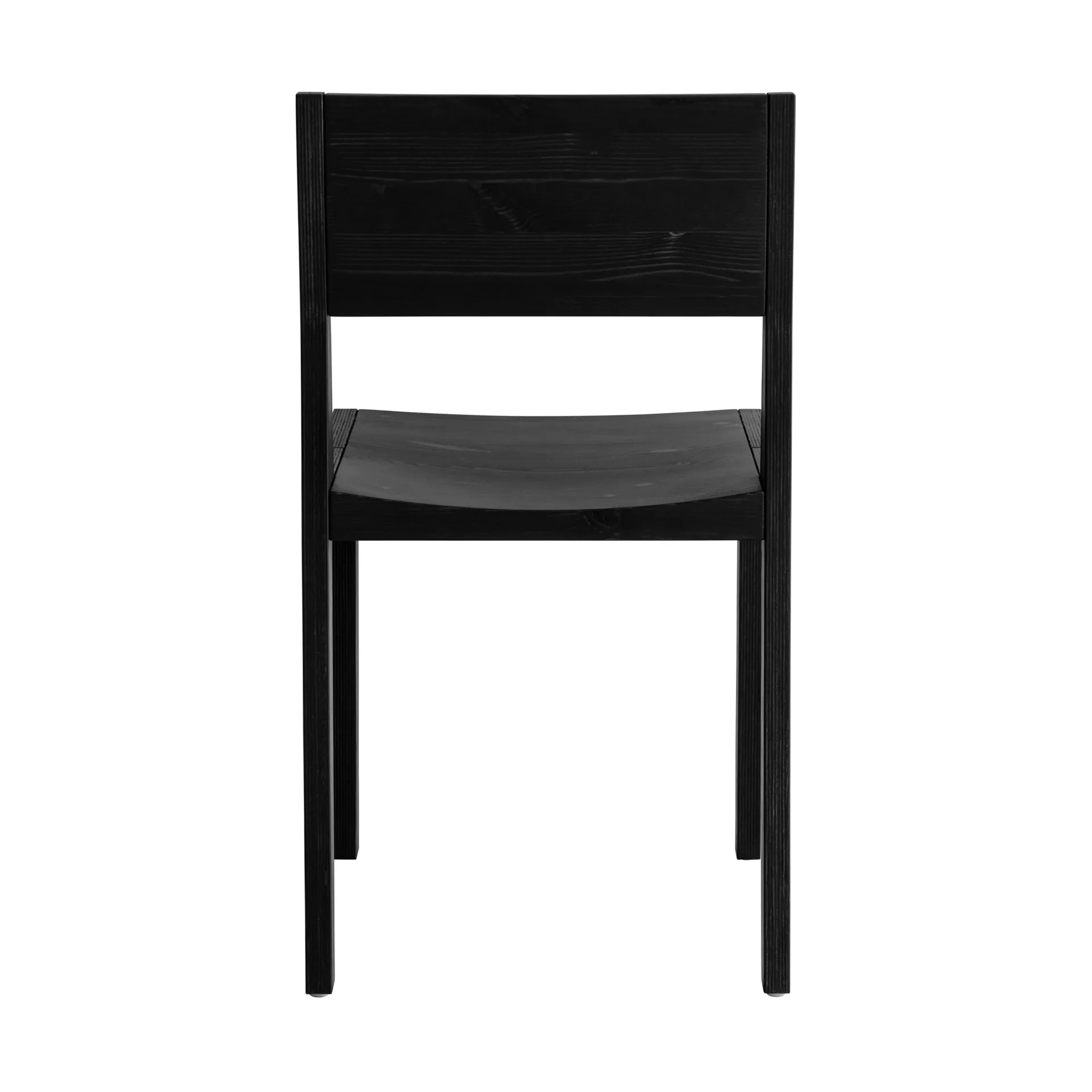 016 Maasto Dining Chair καρέκλα, Μαύρη βαμμένη πεύκη Vaarnii