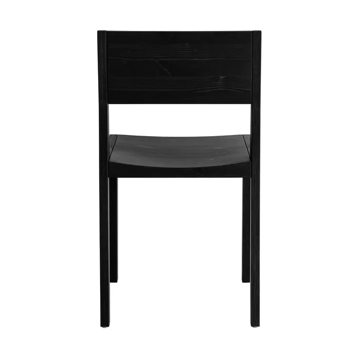 016 Maasto Dining Chair καρέκλα - Μαύρη βαμμένη πεύκη - Vaarnii