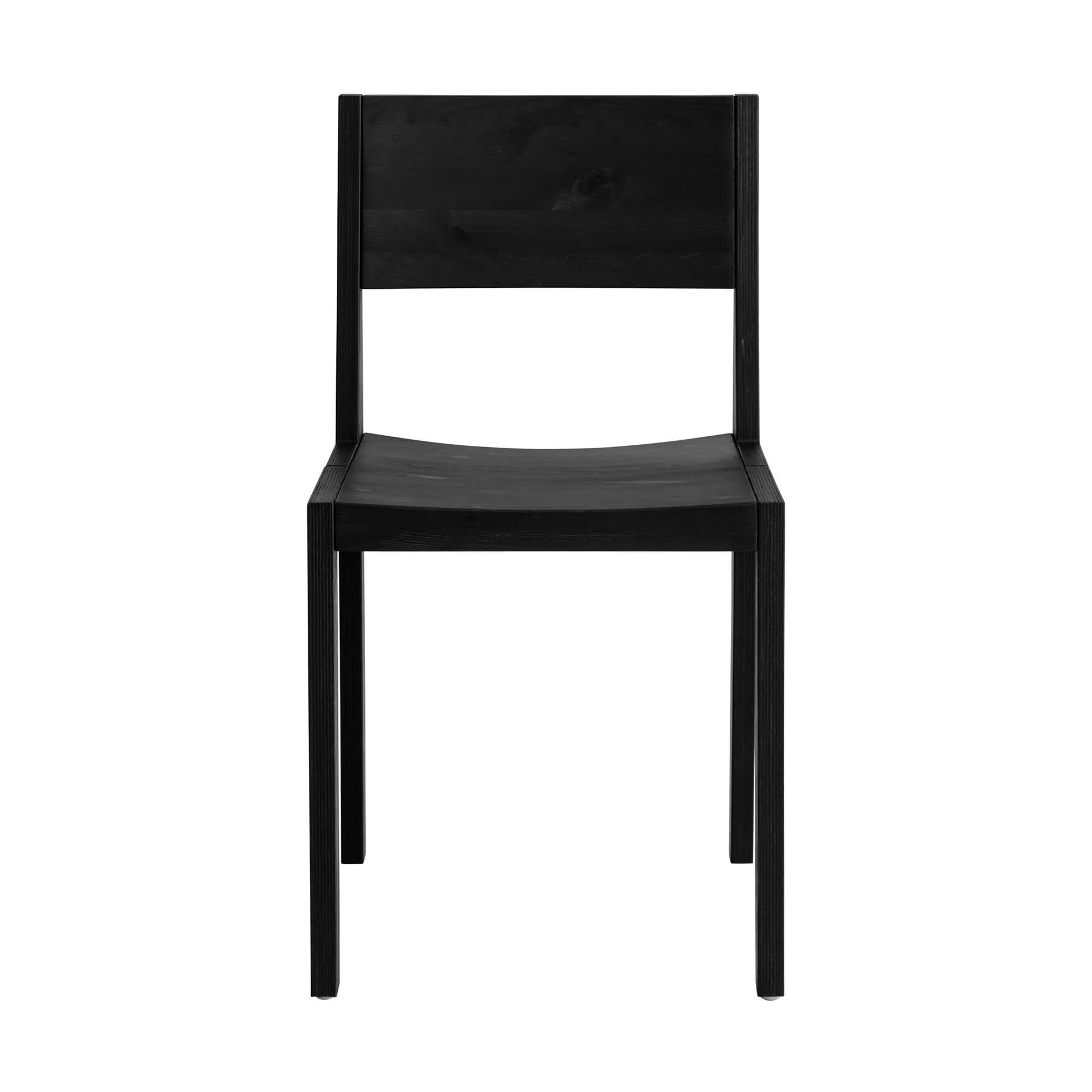 016 Maasto Dining Chair καρέκλα, Μαύρη βαμμένη πεύκη Vaarnii