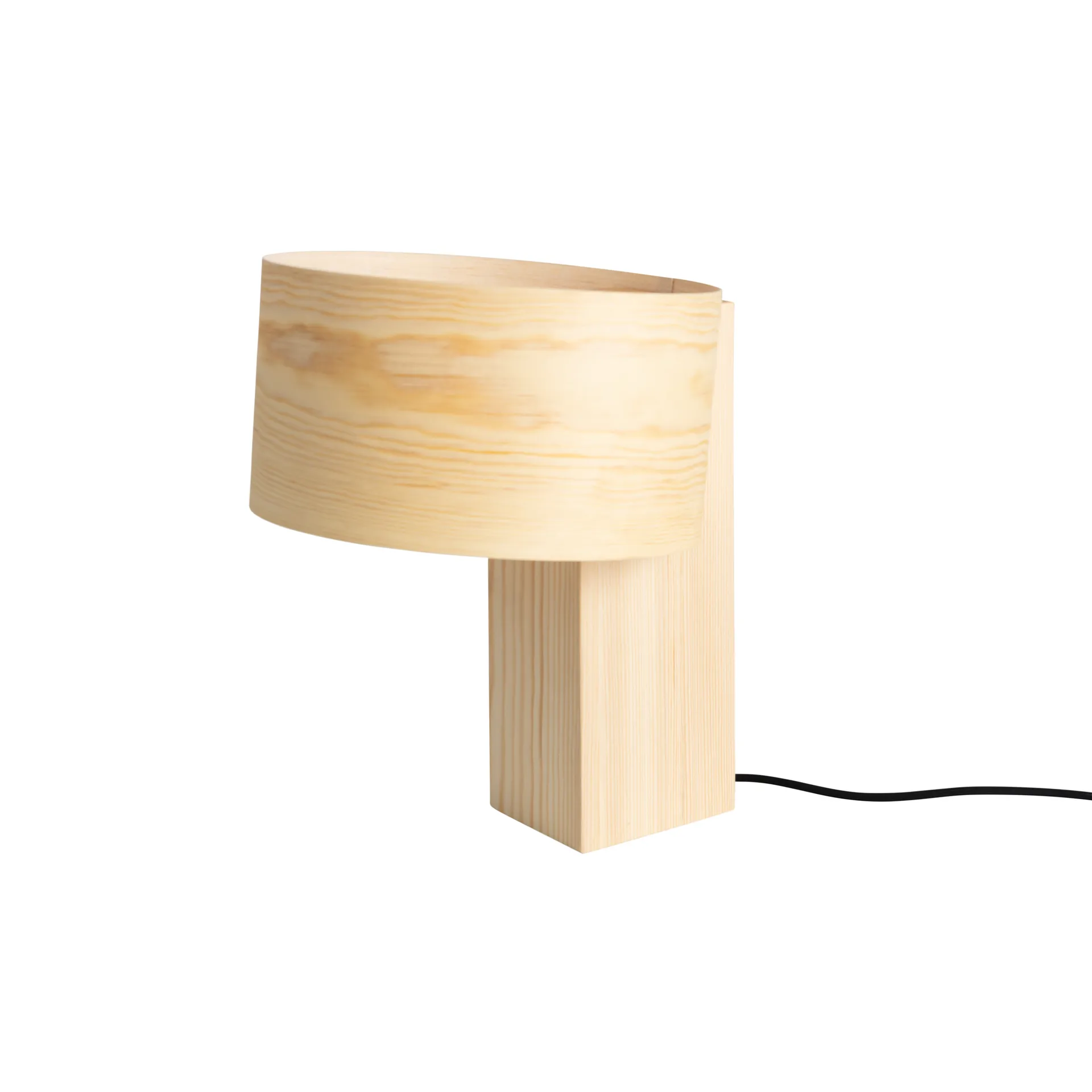 018 Hoop Table Lamp επιτραπέζιο φωτιστικό, Ματ λαδωμένο κερωμένο πεύκο, 34 cm Vaarnii