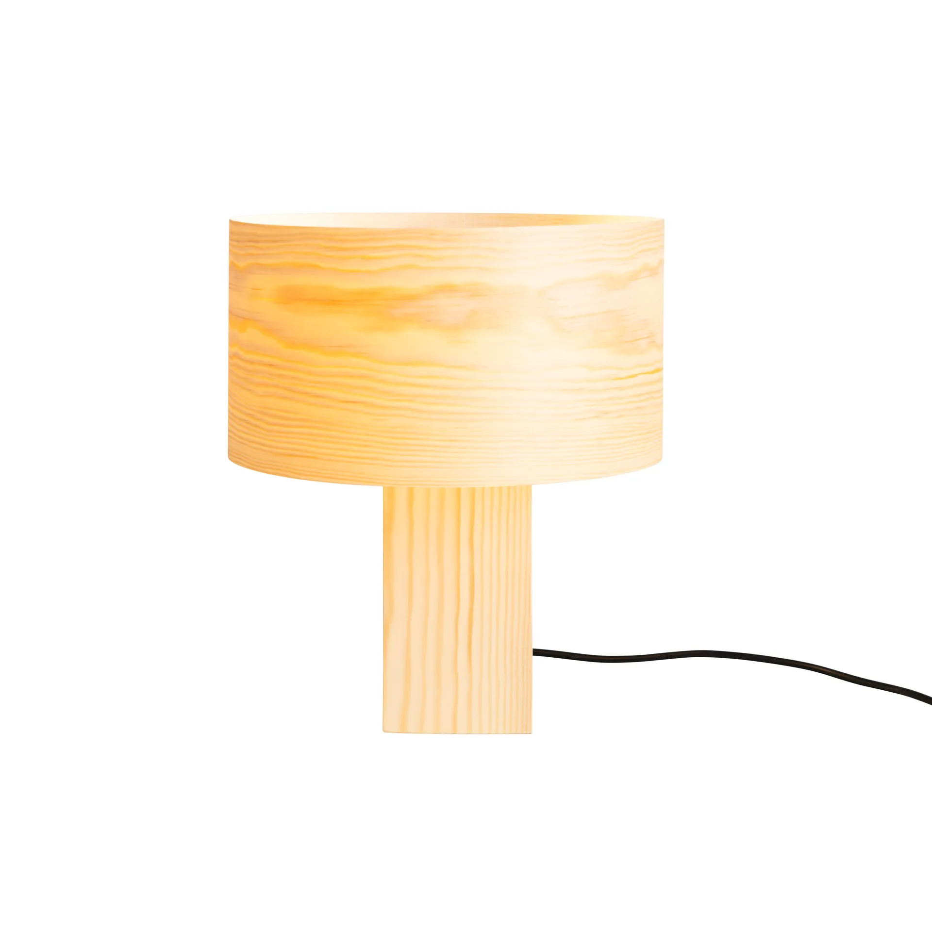 018 Hoop Table Lamp επιτραπέζιο φωτιστικό, Ματ λαδωμένο κερωμένο πεύκο, 34 cm Vaarnii