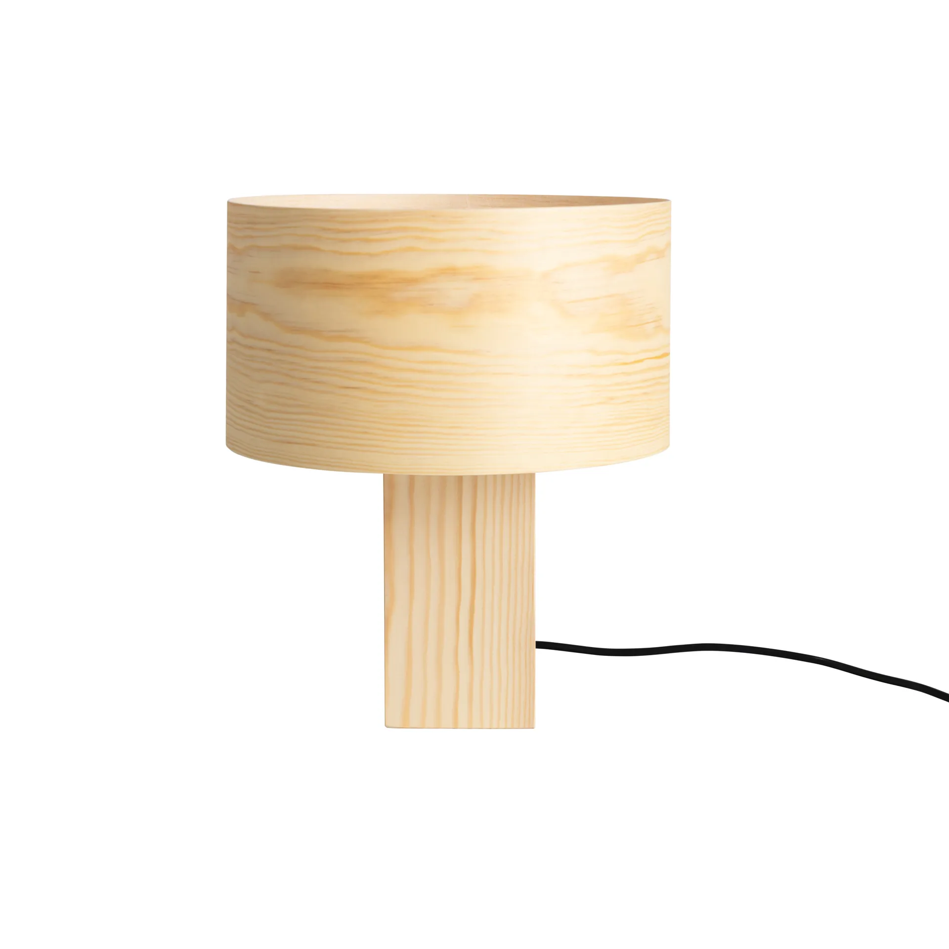 018 Hoop Table Lamp επιτραπέζιο φωτιστικό, Ματ λαδωμένο κερωμένο πεύκο, 34 cm Vaarnii