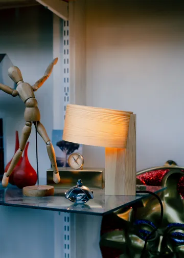 018 Hoop Table Lamp επιτραπέζιο φωτιστικό - Ματ λαδωμένο κερωμένο πεύκο, 34 cm - Vaarnii