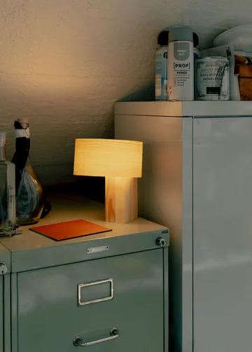 018 Hoop Table Lamp επιτραπέζιο φωτιστικό - Ματ λαδωμένο κερωμένο πεύκο, 34 cm - Vaarnii