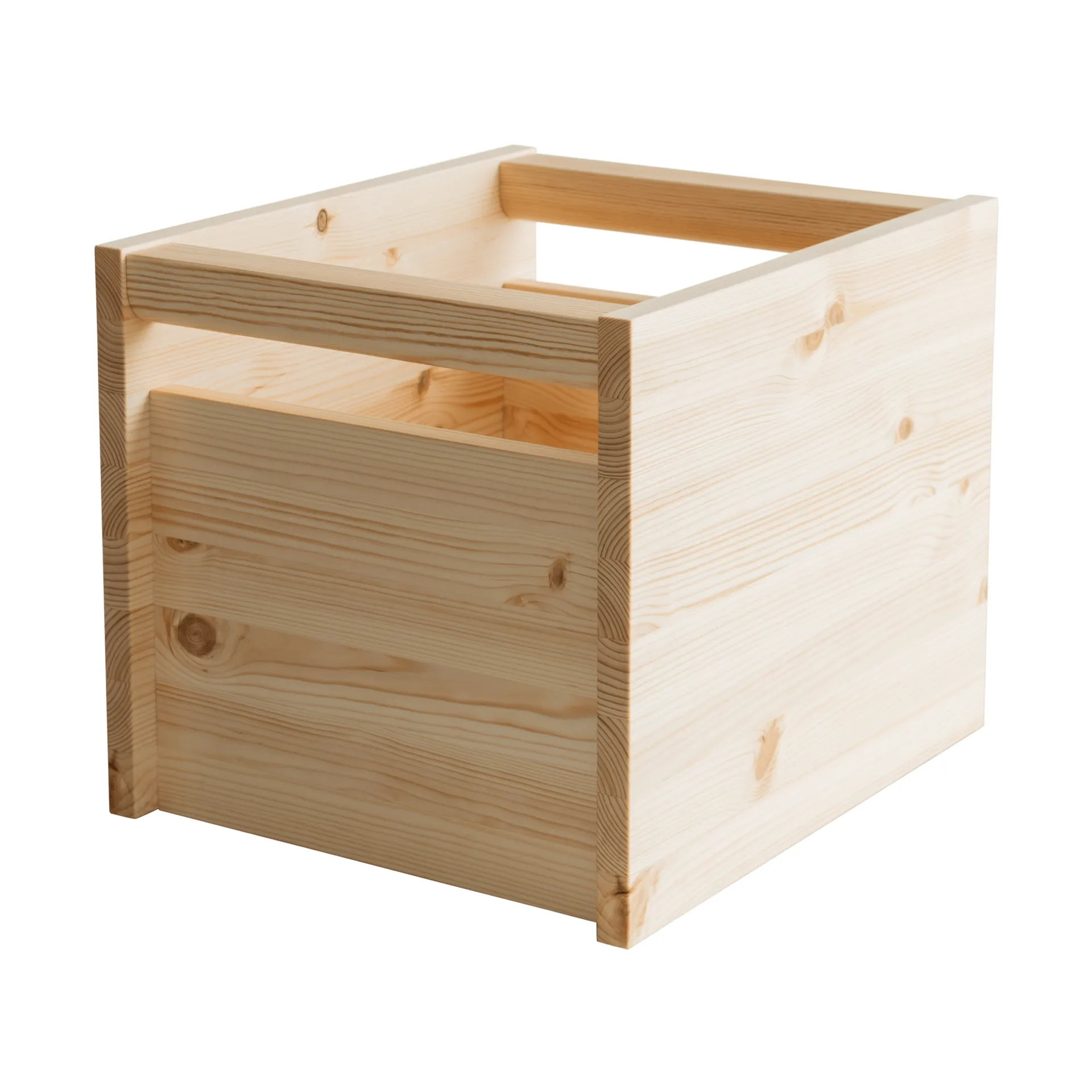020 Koppa Crate κουτί αποθήκευσης, Λαδωμένο κερωμένο πεύκο, large 38x43x36 εκ. Vaarnii