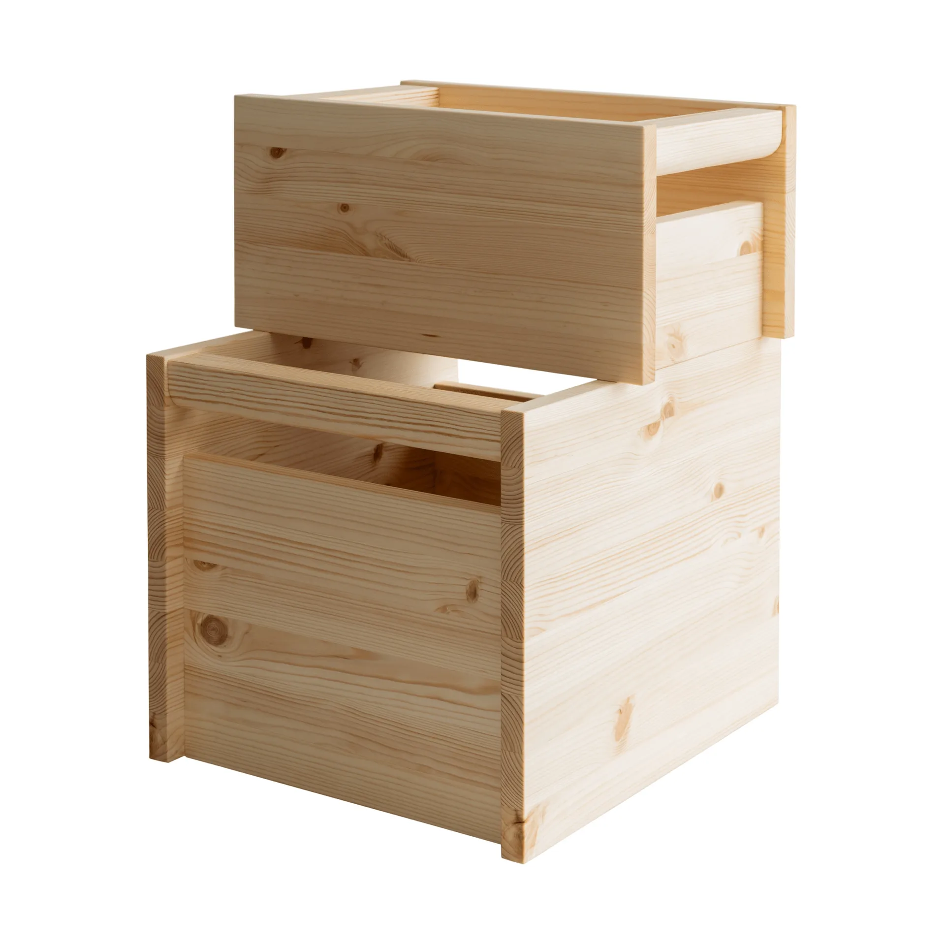 020 Koppa Crate κουτί αποθήκευσης, Λαδωμένο κερωμένο πεύκο, large 38x43x36 εκ. Vaarnii