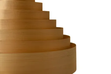 1001 Hans Pendant κρεμαστό φωτιστικό - Ματ λαδωμένο με κερί πεύκο, Ø38 εκ. - Vaarnii