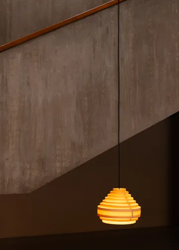 1001 Hans Pendant κρεμαστό φωτιστικό - Ματ λαδωμένο με κερί πεύκο, Ø38 εκ. - Vaarnii