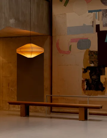 1003 Hans Pendant κρεμαστό φωτιστικό - Ματ λαδωμένο κερωμένο πεύκο, Ø60 εκ. - Vaarnii