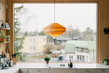 1003 Hans Pendant κρεμαστό φωτιστικό - Ματ λαδωμένο κερωμένο πεύκο, Ø60 εκ. - Vaarnii