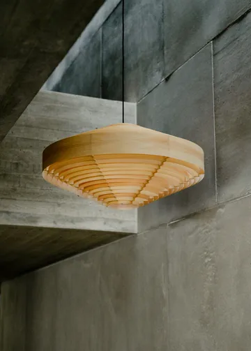 1003 Hans Pendant κρεμαστό φωτιστικό - Ματ λαδωμένο κερωμένο πεύκο, XL Ø90 cm - Vaarnii